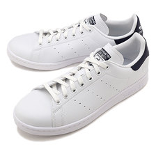 adidas STAN SMITH VEGAN FOOTWEAR WHITE/CALLEGE NAVY/GREEN FU9611画像