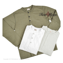 Two Moon no.20165 Henley neck long sleeve tee画像