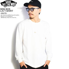 VANS MINI BOX L/S T-SHIRT -WHITE- 120K1020800画像