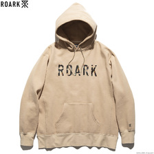 ROARK REVIVAL "BAIT&SWITCH LOGO" P/O HOODED SWEAT (BEIGE) RSWJ650画像
