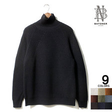 BATONER SIGNATURE TURTLE NECK KNIT BN-20FM-031画像