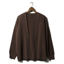 BATONER HARD TWIST WOOL NO BUTTON CARDIGAN BN-20FM-014画像