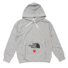 PLAY COMME des GARCONS &times; THE NORTH FACE MENS The North Face &times; Play Hoodie GRAY画像