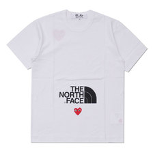 PLAY COMME des GARCONS &times; THE NORTH FACE MENS The North Face x Play T-Shirt WHITE画像
