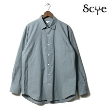 Scye PERU COTTON POPLIN OVER SHIRT 1120-33087画像