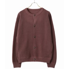 crepuscule Moss stitch crew cardigan 2003-002画像