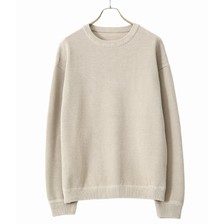 crepuscule Moss stitch L/S sweat 2003-001画像