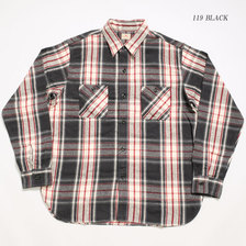 SUGAR CANE TWILL CHECK L/S WORK SHIRT SC28501画像