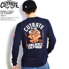CUTRATE ROSE LOGO L/S T-SHIRT -NAVY- CR-20AW055画像