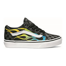 VANS OLD SKOOL GLOW FLAME BLACK/TRUE WHITE VN0A4BUUESY画像