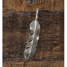 THE FLAT HEAD PENDANT TOP - ROUGH FEATHER M - FN-JP-202画像
