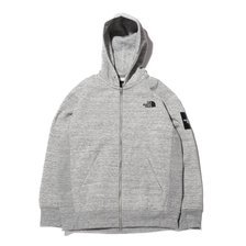 THE NORTH FACE SQUARE LOGO FULZIP HOODIE MIX GREY NT62038画像