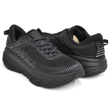 HOKA ONE ONE BONDI 7 BLACK / BLACK 1110518-BBLC画像