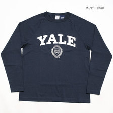Champion MADE IN USA T1011 LONG SLEEVE T-SHIRT "YALE UNIVERSITY" C5-S403画像