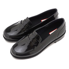 HUNTER ORIGINAL PENNY LOAFER BLACK WFF1006RGL-BLK画像