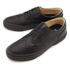 SLACK FOOTWEAR KLAVE WING TIP ML BLACK/BLACK SL1853-003画像
