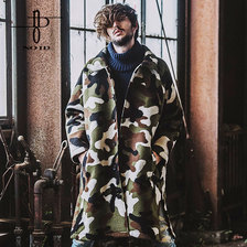 NO ID. スポンジボンディングBIGステンカラーコート 847220-506C画像