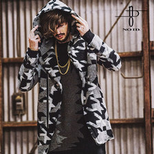 NO ID. BLACK フライフロントフーデッドコート 447006-525C画像