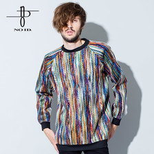 NO ID. ラグランスリーブランダムニットBIG-PO 847006-512T画像