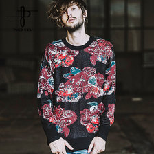 NO ID. BLACK モザイクJQ-BIGプルオーバー 447010-545K画像