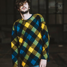 NO ID. チェックJQ-BIGプルオーバー 847006-540T画像