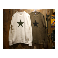 TOYS McCOY BIG WAFFLE CREW NECK SHIRT DURABLE "ONE STAR" TMC2056画像