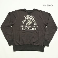 Buzz Rickson's SET-IN CREW SWEAT VMF-441 "BLACK JACK" BR68625画像