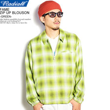 RADIALL FAME - ZIP UP BLOUSON -GREEN- RAD-20AW-JK012画像