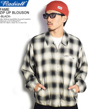 RADIALL FAME - ZIP UP BLOUSON -BLACK- RAD-20AW-JK012画像