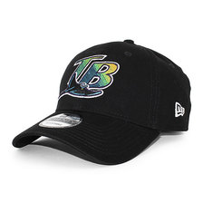 NEW ERA TAMPA BAY DEVIL RAYS 9TWENTY STRAPBACK CAP BLACK NR11929750画像