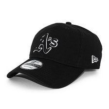 NEW ERA OAKLAND ATHLETICS 9TWENTY STRAPBACK CAP BLACK NR11551540画像