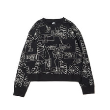 NIKE AS W NSW ICN CLSH FLC AOP TOP BLACK CZ1869-010画像