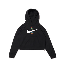 NIKE AS W NSW SWSH HOODIE FLC BB BLACK/MULTI COLOR CU5677-010画像