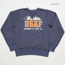 Buzz Rickson's &times; PEANUTS SET-IN CREW SWEAT "USAF" BR68597画像