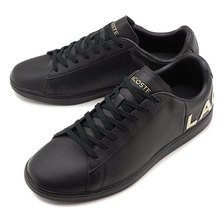 LACOSTE CARNABY EVO 0120 5 BLK/GLD SM00860-1V7画像
