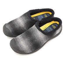 KEEN W HOWSER SLIDE Black Plaid/Dark Grey 1023478画像