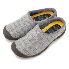 KEEN W HOWSER WRAP SLIDE Grey Felt/Plaid 1023770画像