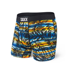 SAXX ULTRA BOXER BRIEF FLY BLACK HAVANA CABANA SXBB30F-HCB画像