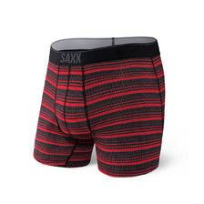 SAXX QUEST BOXER BRIEF FLY RED SUNRISE STRIPE SXBB70F-RSS画像