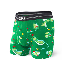 SAXX ULTRA BOXER BRIEF FLY GREEN PUTT PUTT SXBB30F-PPG画像