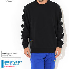 adidas × Disney Goofy Crew Sweat Originals GD6025画像