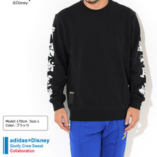 adidas &times; Disney Goofy Crew Sweat Originals GD6025画像