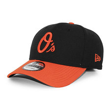 NEW ERA BALTIMORE ORIOLES 9FORTY ADJUSTABLE CAP BLACK ORANGE NR10046251画像