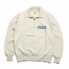 Buzz Rickson's HALF ZIP SWEAT SHIRT U.S. AIR FORCE ACADEMY BR68397画像