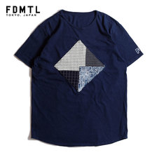 FDMTL BORO PATCHWORK INDIGO TEE FA21-ITE11画像