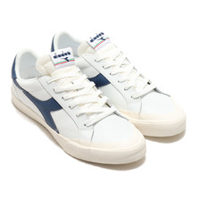 DIADORA MELODY LEATHER DIRTY WHITE/BLUE DARK DENIM 176360-5161画像