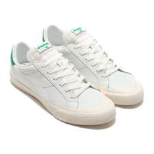 DIADORA MELODY LEATHER DIRTY WHITE/PEAS CREAM 176360-1931画像