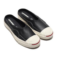 CONVERSE JACK PURCELL RET MULE LEATHER BLACK 33300350画像