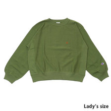 RHC Ron Herman &times; Champion Elbow patch Sweat LT.GREEN画像