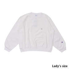 RHC Ron Herman &times; Champion Elbow patch Sweat WHITE画像